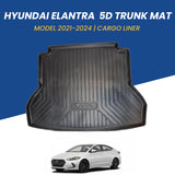 Hyundai Elantra 5D Trunk Mat - Model 2021-2024 - Cargo Liner