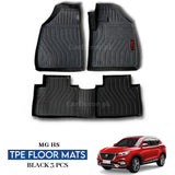 MG HS TPE Floor Mats Black – 3PCS Set | Model 2020-2024