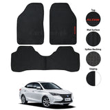 Changan Alsvin 2021-2024 PVC Rubber Floor Mat | Custom Fit Black Mix Design (3 Pcs Set)
