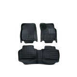 Toyota Corolla 5D Custom Black Floor Mats – 3 Pcs | Model 2014–2025