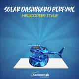 Solar Dashboard Perfume Helicopter Style Multi – Rotating Solar Car Air Freshener