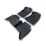 Toyota Hilux Vego TPE Floor Mats Black – 3PCS Set | Model 2016–2025