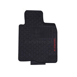 Honda Civic 2016–2021 PVC Rubber Floor Mat | Custom Fit Black Mix Design (3 Pcs Set)