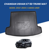 Changan Oshan X7 5D Trunk Mat - Model 2022-2024 - Cargo Liner