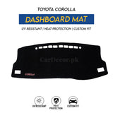 Toyota Corolla Dashboard Mat Velvet 2014–2019 – UV Resistant, Heat Protection & Custom Fit