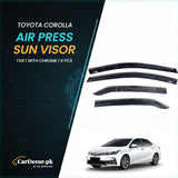 Toyota Corolla TXR Air Press Sun Visor With Chrome 2014–2025 | Premium Fit