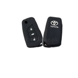 Toyota Corolla / Hilux / Rocco / Revo – PVC Silicone Key Cover 3 - button