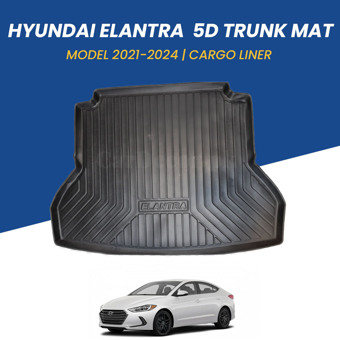 Hyundai Elantra  5D Trunk Mat - Model 2021-2024 - Cargo Liner