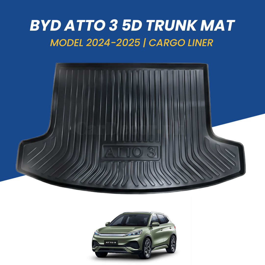 BYD Atto 3 5D Trunk Mat - Model 2024-2025 - Cargo Liner