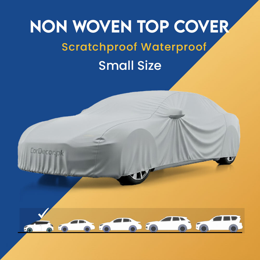 Non-Woven Car Top Cover – Scratch Proof & Water Proof – Small Size