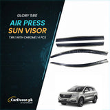 Glory 580 TXR Air Press Sun Visor With Chrome 2020–2025 | Premium Fit