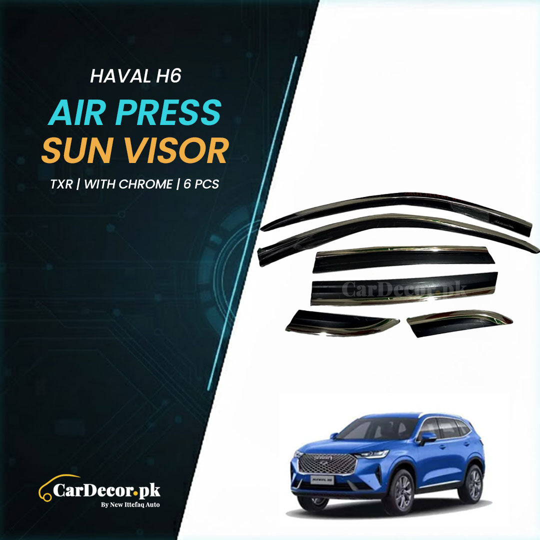 Haval H6 TXR Air Press Sun Visor With Chrome 2022–2024 | Premium Fit