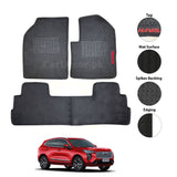 HAVAL H6 2022-2024 PVC Rubber Floor Mat | Custom Fit Black Mix Design (3 Pcs Set)