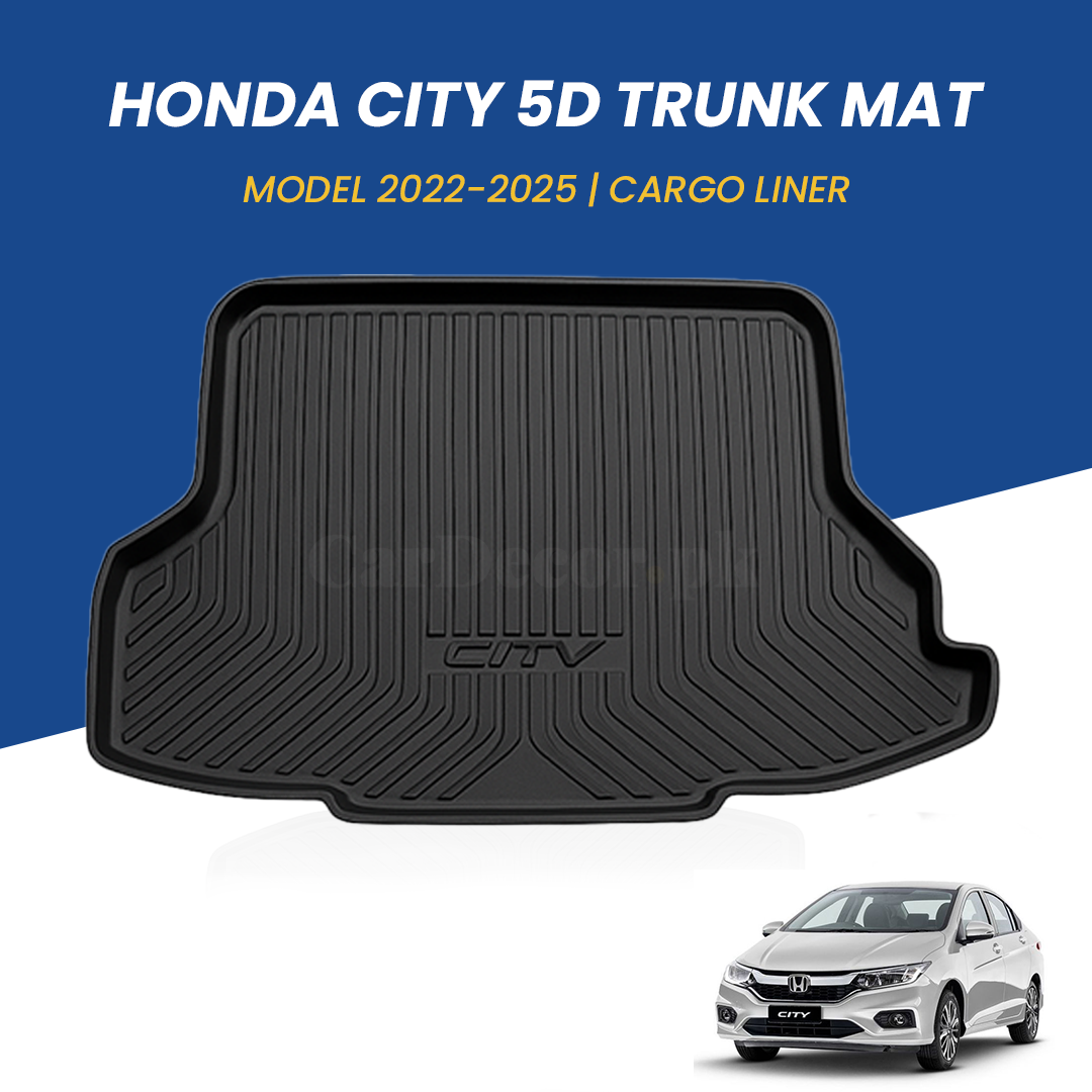 Honda City 5D Trunk Mat - Model 2022-2025 - Cargo Liner