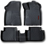 Honda Civic TPE Floor Mats Black – 3PCS Set | Model 2016–2021