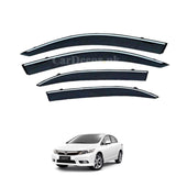 Honda Civic Rebirth TXR Air Press Sun Visor With Chrome 2012–2016 | Premium Fit