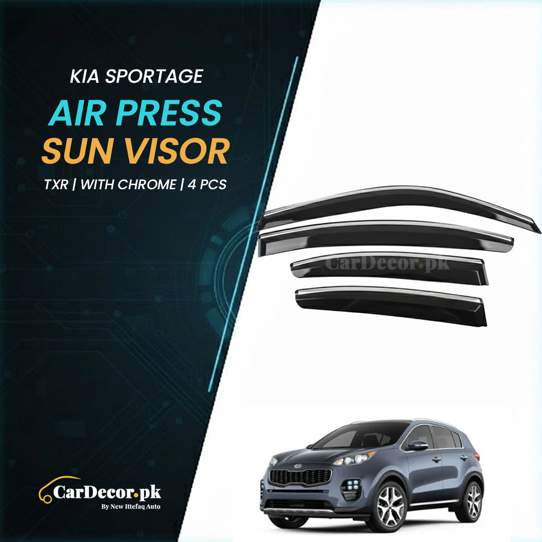 KIA Sportage TXR Air Press Sun Visor With Chrome 2019–2024 | Premium Fit
