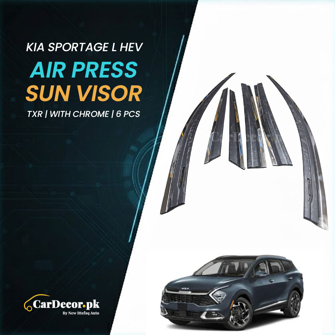 KIA Sportage L HEV TXR Air Press Sun Visor With Chrome 2025–2026 | Premium Fit