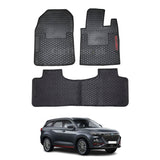 CHANGAN OSHAN X7 2022-2024 PVC Rubber Floor Mat | Custom Fit Black Mix Design (3 Pcs Set)
