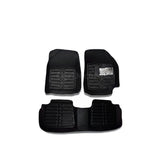 Suzuki Swift 5D Custom Black Floor Mats – 3 Pcs | Model 2008–2021