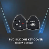 Toyota Corolla PVC Silicone Key Cover – Model 2009–2014