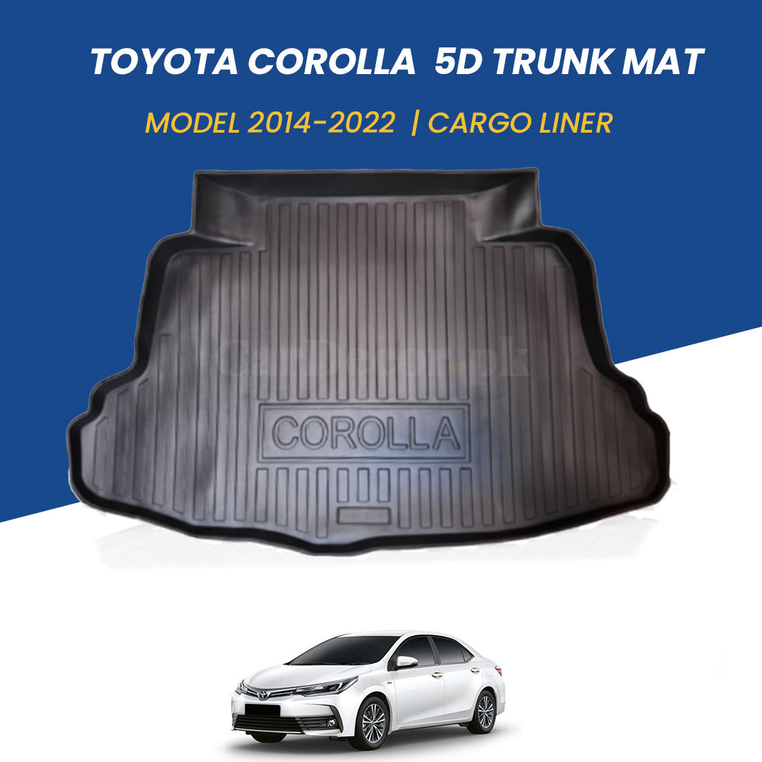 Toyota Corolla 5D Trunk Mat - Model 2014 - 2022 - Cargo Liner