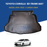 Toyota Corolla 5D Trunk Mat - Model 2014 - 2022 - Cargo Liner