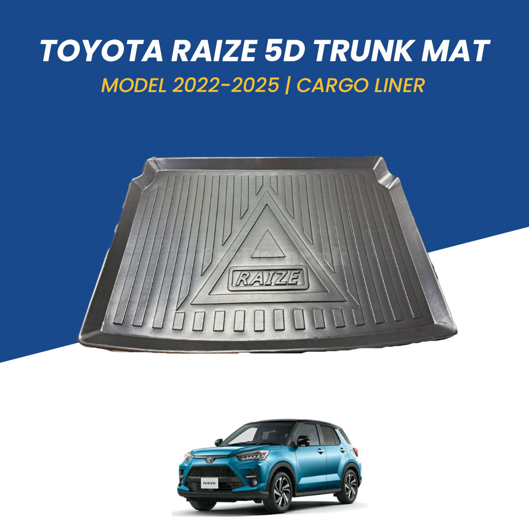Toyota Raize 5D Trunk Mat - Model 2022 - 2025 - Cargo Liner