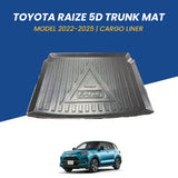 Toyota Raize 5D Trunk Mat - Model 2022 - 2025 - Cargo Liner