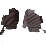 Toyota Vitz 7D Floor Mats Black - Red – 3PCS Set | Model 2010–2017